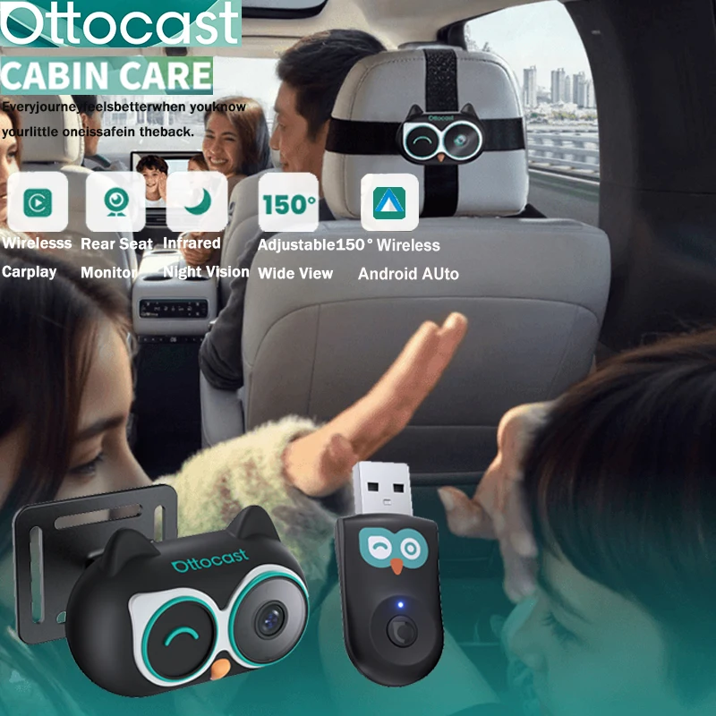 Baby Monitor Sensor - Adaptateur CarPlay sans fil Ottocast Cabin