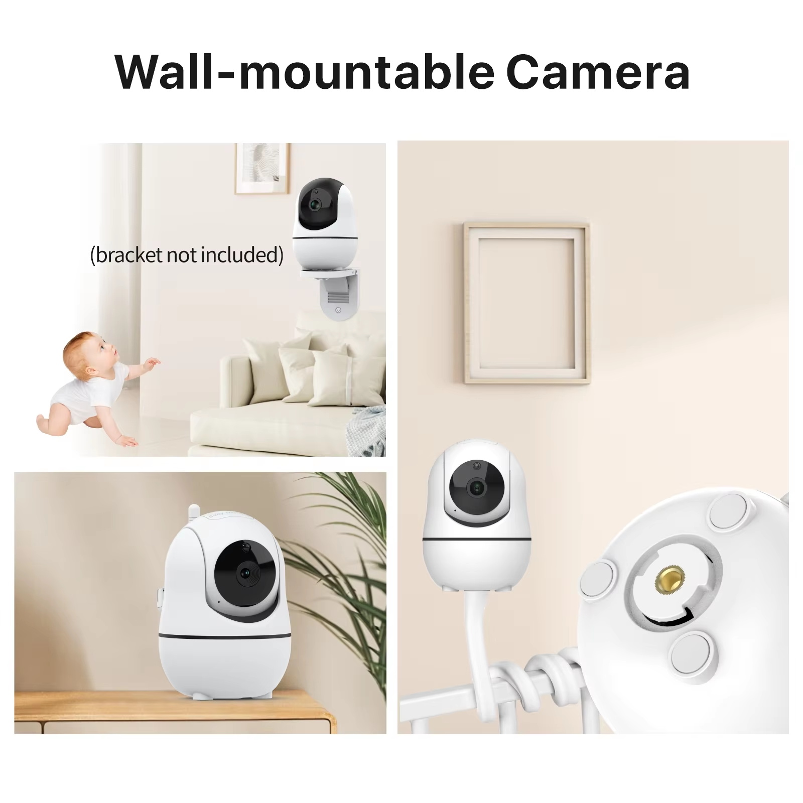 Baby Monitor Sensor - Moniteur pour bébé 5,0 pouces, écran