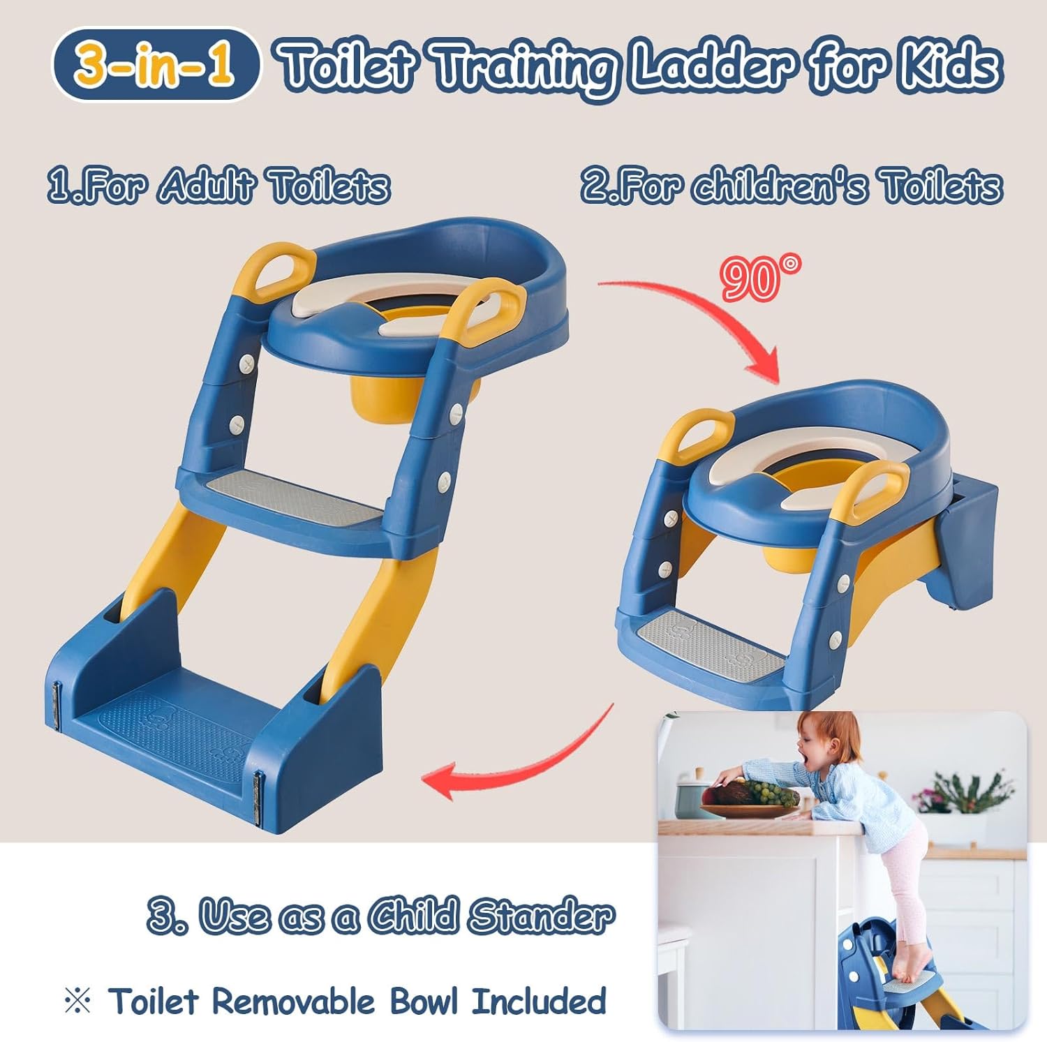 Pot d'Entraînement 3 en 1 pour - Toddler Potty Training Seat avis et prix