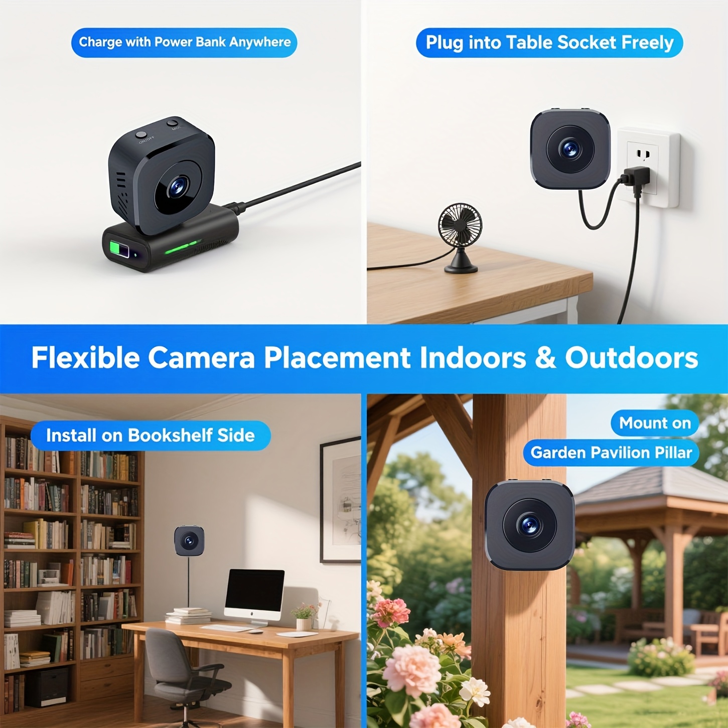 1080P HD Mini caméra WiFi sécu - Baby Monitor Sensor avis et prix