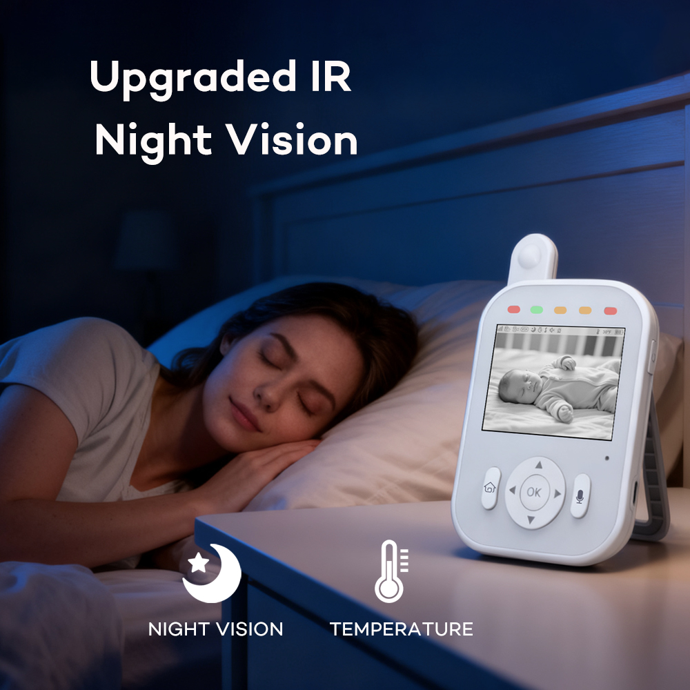 Moniteur Bébé Sans Fil Intérie - Baby Monitor Sensor avis et prix
